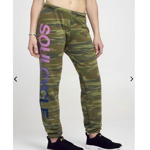SoulCycle x Aviator Nation Camo Sweatpant